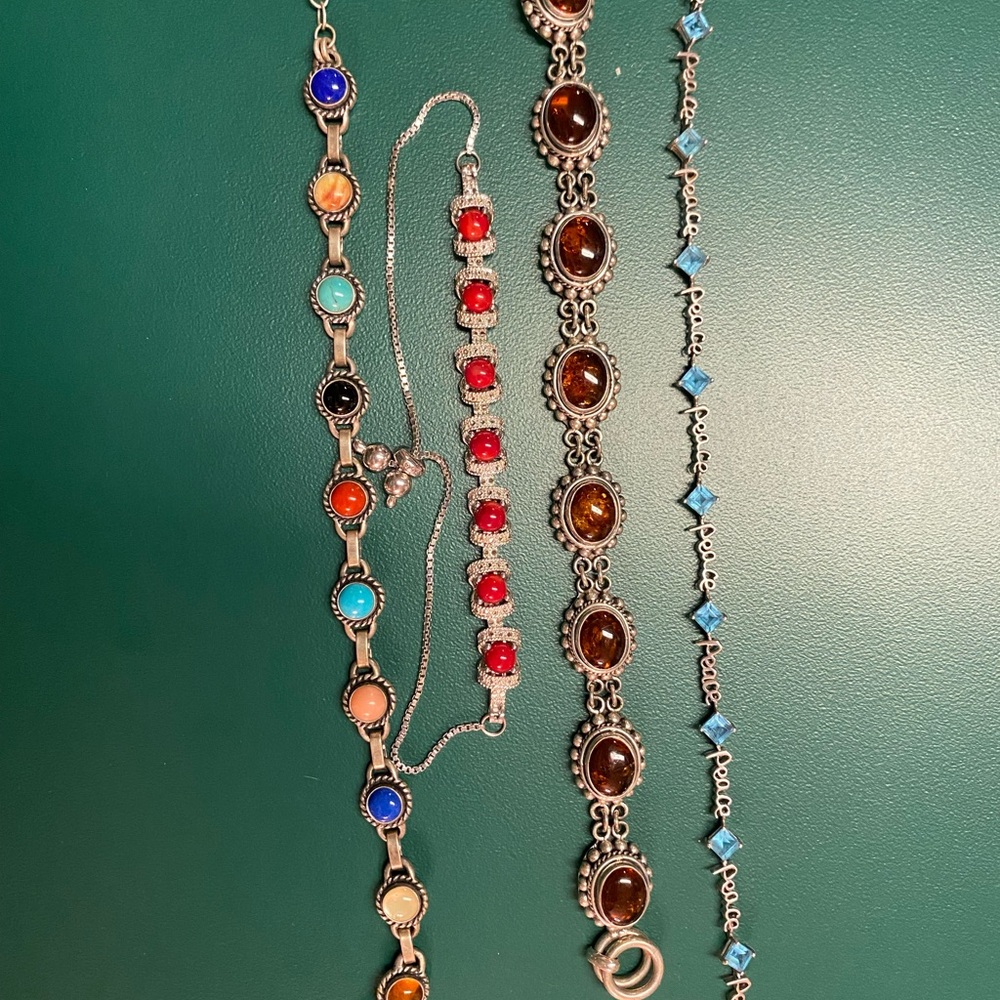 Gemstone Bracelet Set